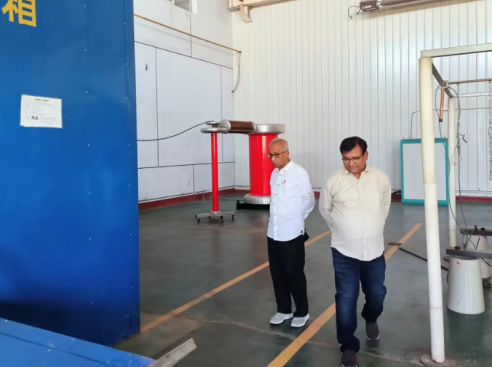 印度客戶來訪并進行產(chǎn)品檢驗